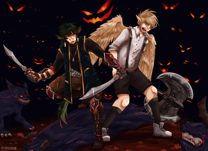 Voxer and Nero OC Art