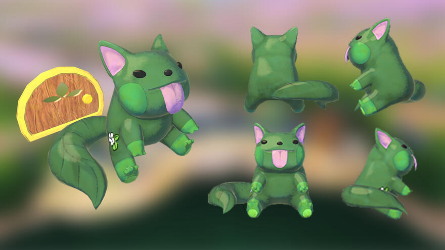 VR Gardening Game - Leaflet Character