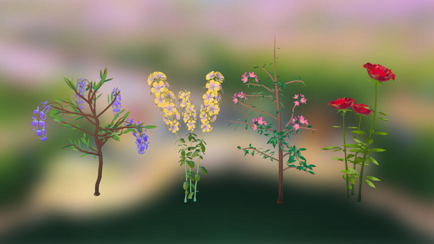 VR Gardening Game - Plants
